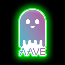 Charger l'image dans la galerie, AAVE "LEND" Crypto neon sign