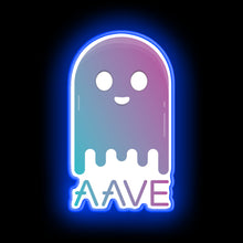 Charger l'image dans la galerie, AAVE "LEND" Crypto neon sign