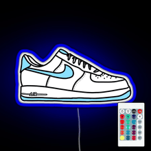 Charger l'image dans la galerie, Af1 sneakers RGB neon sign remote