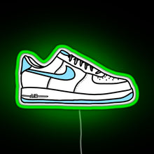 Charger l'image dans la galerie, Af1 sneakers RGB neon sign green