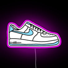 Charger l'image dans la galerie, Af1 sneakers RGB neon sign  pink