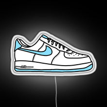 Charger l'image dans la galerie, Af1 sneakers RGB neon sign white