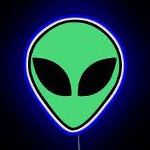 Charger l'image dans la galerie, Alien head RGB neon sign blue