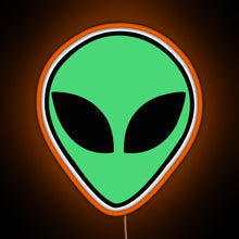 Charger l'image dans la galerie, Alien head RGB neon sign orange