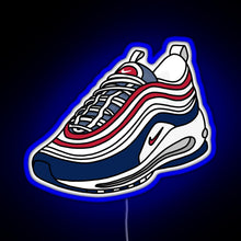 Charger l'image dans la galerie, AM97 USA SNEAKERS RGB neon sign blue
