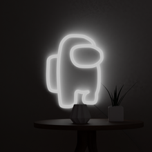 Charger l'image dans la galerie, white Among us neon sign