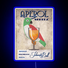 Charger l'image dans la galerie, aperol spritz RGB neon sign blue