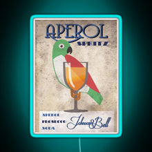 Charger l'image dans la galerie, aperol spritz RGB neon sign lightblue