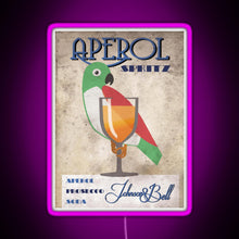 Charger l'image dans la galerie, aperol spritz RGB neon sign  pink