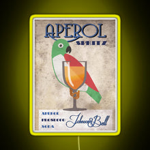 Charger l'image dans la galerie, aperol spritz RGB neon sign yellow