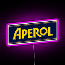 Charger l'image dans la galerie, APEROL SPRITZ RGB neon sign  pink