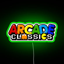 Charger l'image dans la galerie, Arcade Design RGB neon sign green