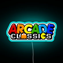 Charger l'image dans la galerie, Arcade Design RGB neon sign lightblue
