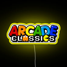 Charger l'image dans la galerie, Arcade Design RGB neon sign yellow