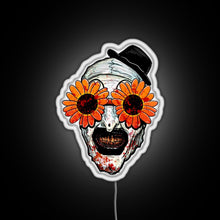 Charger l'image dans la galerie, Art The Clown Terrifier 2 Sunflower Sunglasses RGB neon sign white