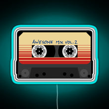 Charger l'image dans la galerie, Awesome Mixtape Vol 2 Cassette Retro RGB neon sign lightblue