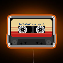 Charger l'image dans la galerie, Awesome Mixtape Vol 2 Cassette Retro RGB neon sign orange