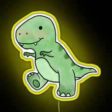 Charger l'image dans la galerie, Baby T Rex RGB neon sign yellow