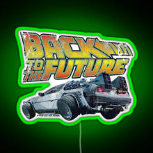Charger l'image dans la galerie, Back to the future RGB neon sign green