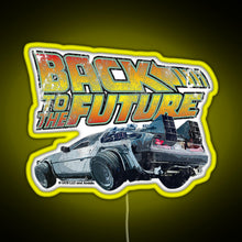 Charger l'image dans la galerie, Back to the future RGB neon sign yellow