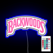 Charger l'image dans la galerie, Backwoods pink RGB neon sign remote