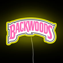 Charger l'image dans la galerie, Backwoods pink RGB neon sign yellow