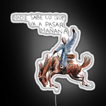 Charger l'image dans la galerie, Bad bunny sticker album RGB neon sign white