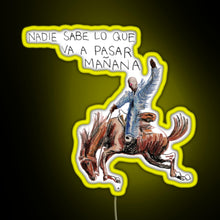 Charger l'image dans la galerie, Bad bunny sticker album RGB neon sign yellow