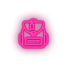 Charger l'image dans la galerie, pink bags led backpack bags holiday luggage tourism travel vacation neon factory