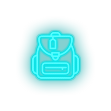 Charger l'image dans la galerie, ice_blue bags led backpack bags holiday luggage tourism travel vacation neon factory