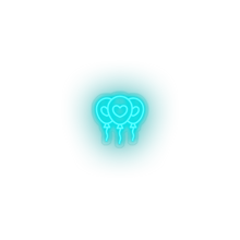 Charger l'image dans la galerie, ballons Balloons celebration heart love relationship romance valentine day Neon led factory