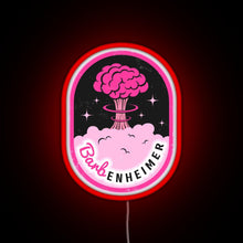Charger l'image dans la galerie, Barbenheimer RGB neon sign red