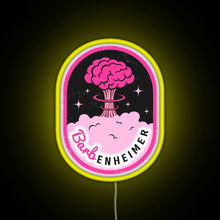 Charger l'image dans la galerie, Barbenheimer RGB neon sign yellow