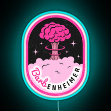 Charger l'image dans la galerie, Barbenheimer RGB neon sign lightblue