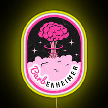 Charger l'image dans la galerie, Barbenheimer RGB neon sign yellow