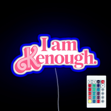 Charger l'image dans la galerie, Barbie I am Kenough Pink Color RGB neon sign remote