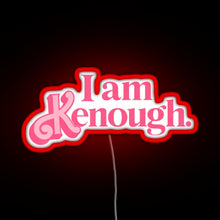 Charger l'image dans la galerie, Barbie I am Kenough Pink Color RGB neon sign red
