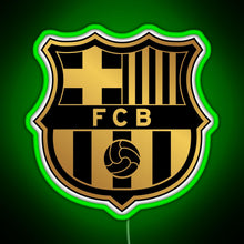 Charger l'image dans la galerie, Barca Gold and Black RGB neon sign green