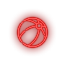 Charger l'image dans la galerie, red beach_ball led beach beach ball holiday summer toys vacation volleyball neon factory