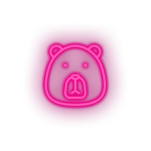 Charger l'image dans la galerie, bear Animal bear carnivore cartoon fauna head zoo Neon led factory