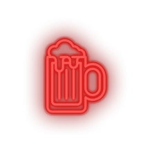 Charger l'image dans la galerie, red beer_glass led alcohol amusement beer glass carnival circus drink parade neon factory