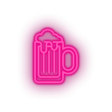Charger l'image dans la galerie, beer glass Alcohol amusement beer glass carnival circus drink parade Neon led factory