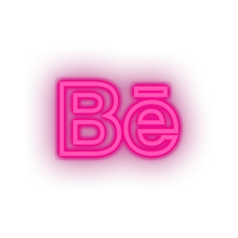 Charger l'image dans la galerie, behance social network brand logo Neon led factory
