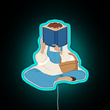 Charger l'image dans la galerie, Belle Reading RGB neon sign lightblue