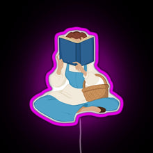 Charger l'image dans la galerie, Belle Reading RGB neon sign  pink