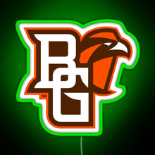 Charger l'image dans la galerie, BGSU Falcons College NCAA RGB neon sign green