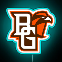 Charger l'image dans la galerie, BGSU Falcons College NCAA RGB neon sign lightblue