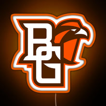 Charger l'image dans la galerie, BGSU Falcons College NCAA RGB neon sign orange