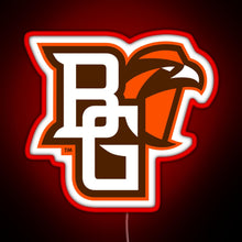 Charger l'image dans la galerie, BGSU Falcons College NCAA RGB neon sign red