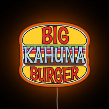 Charger l'image dans la galerie, Big Kahuna Burger Tee RGB neon sign orange